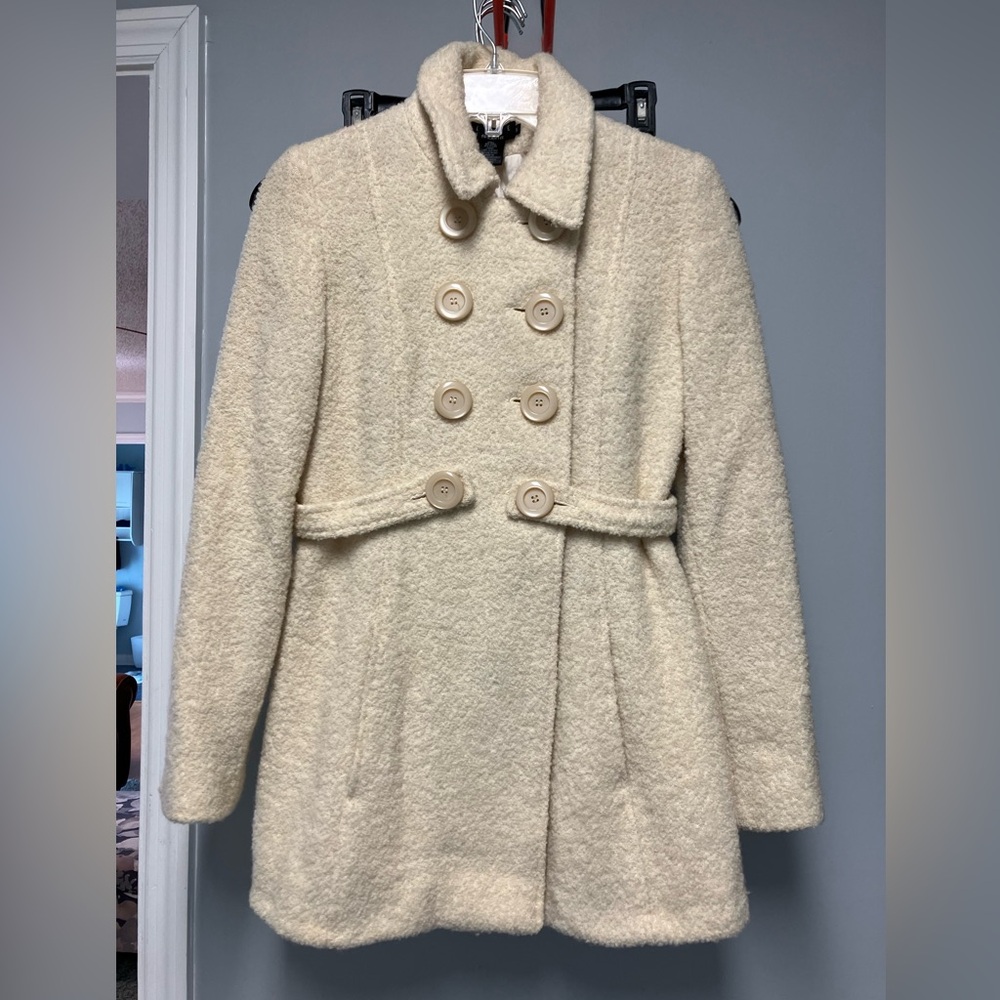 Arden b luxe lined wool Peacoat size small
